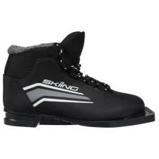 Trek Ботинки лыжные TREK Skiing 1 NN75 ИК, цвет чёрный, лого серый, размер 36